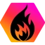 HEXFIREIO (FIRE) logo - PulseChain cryptocurrency down 0.03% (24h) trading at $0.000007128