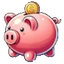 Piggy Bank (OINK) logo - PulseChain cryptocurrency up 0.15% (24h) trading at $0.000433481
