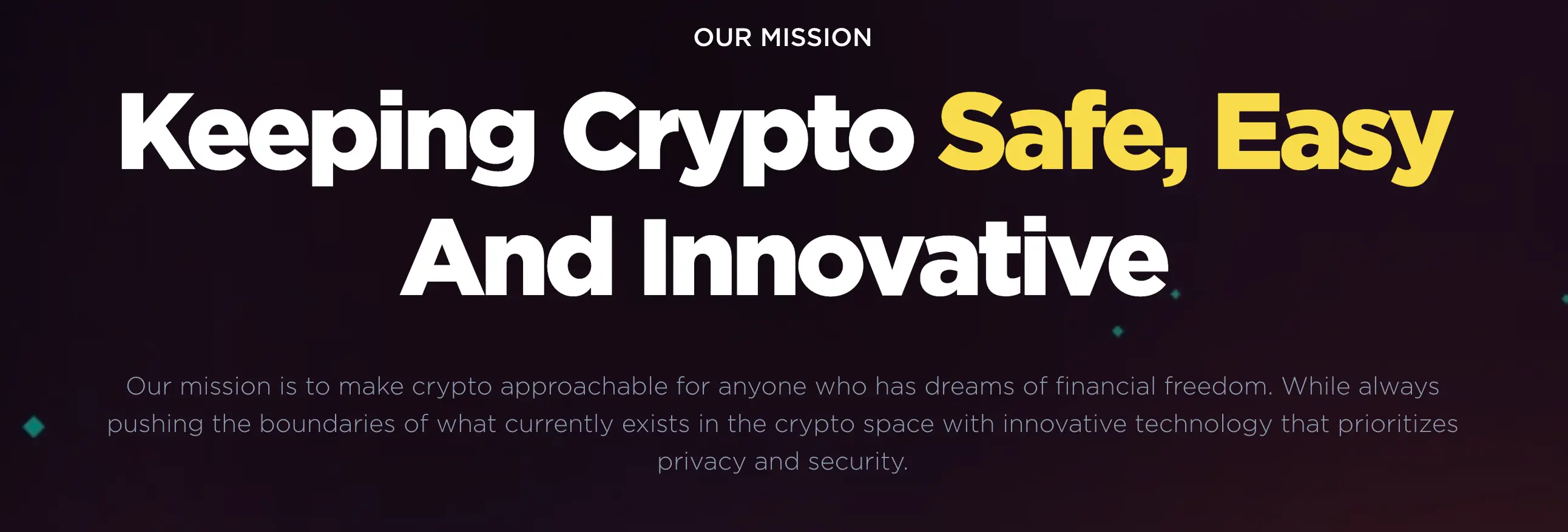 Screenshot of website