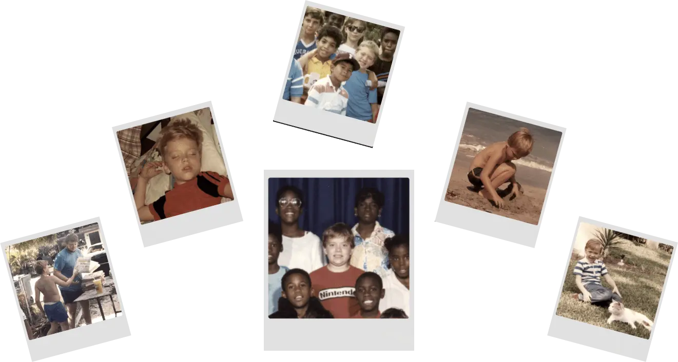 Early Childhood Pictures of Richard Heart